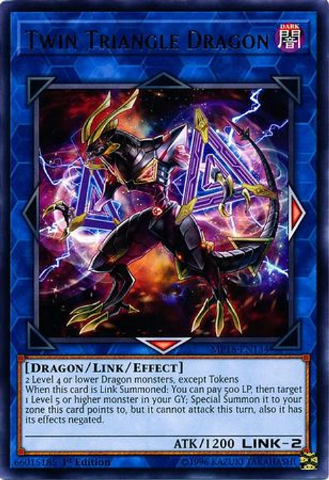 Twin Triangle Dragon - MP18-EN134 - Rare