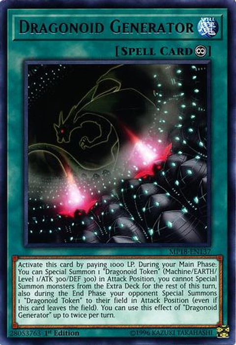 Dragonoid Generator - MP18-EN137 - Rare