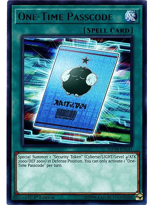 One-Time Passcode - MP18-EN141 - Rare