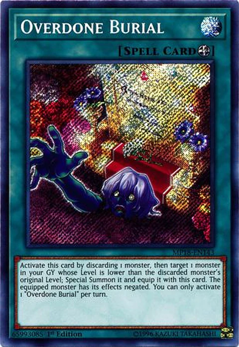 Overdone Burial - MP18-EN143 - Secret Rare