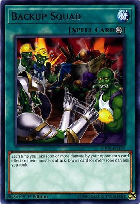 Backup Squad - MP18-EN145 - Rare
