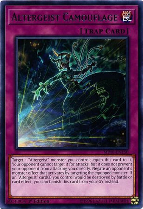 Altergeist Camouflage - MP18-EN150 - Rare