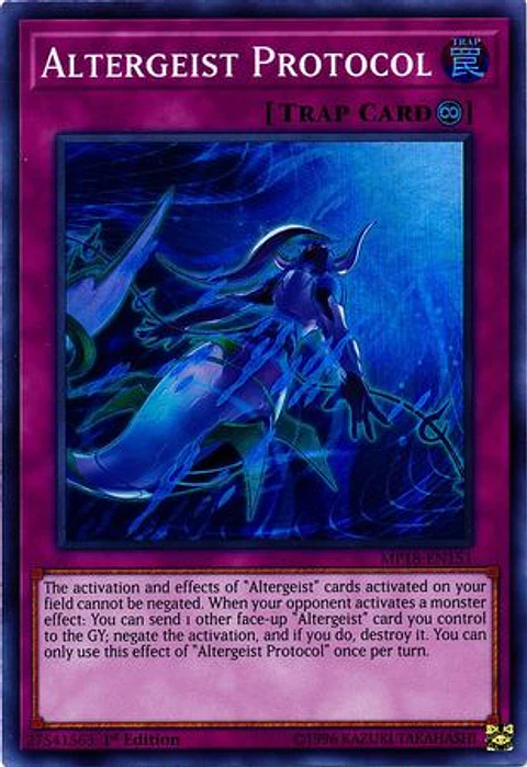 Altergeist Protocol - MP18-EN151 - Super Rare 