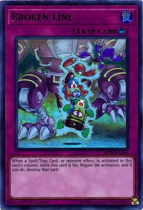 Broken Line - MP18-EN156 - Ultra Rare