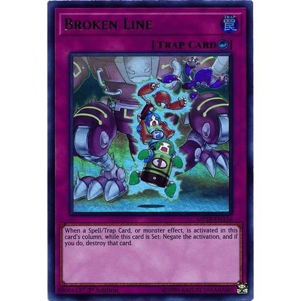 Broken Line - MP18-EN156 - Ultra Rare