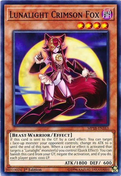 Lunalight Crimson Fox - MP18-EN163 - Common 