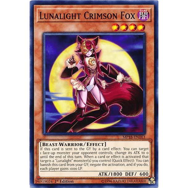 Lunalight Crimson Fox - MP18-EN163 - Common 