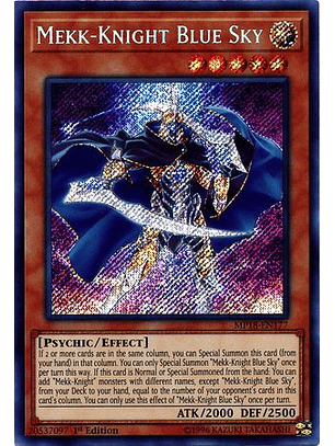 Mekk-Knight Blue Sky - MP18-EN177 - Secret Rare
