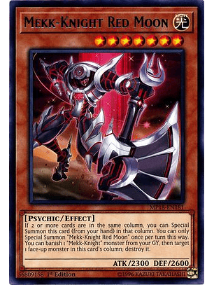 Mekk-Knight Red Moon - MP18-EN181 - Rare