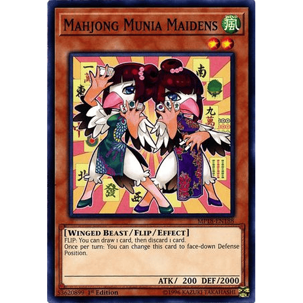 Mahjong Munia Maidens - MP18-EN188 - Common
