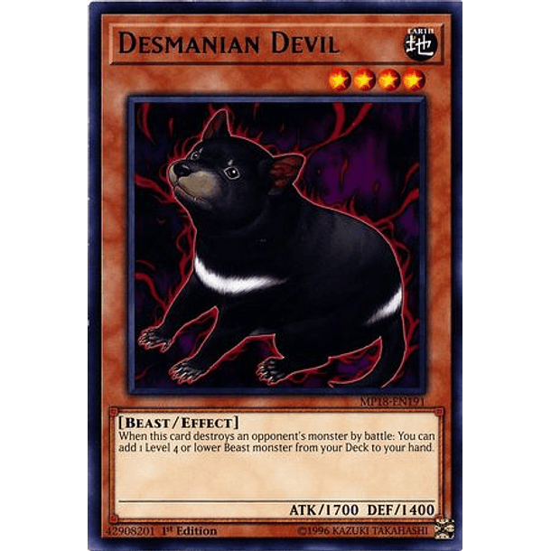 Desmanian Devil - MP18-EN191 - Rare