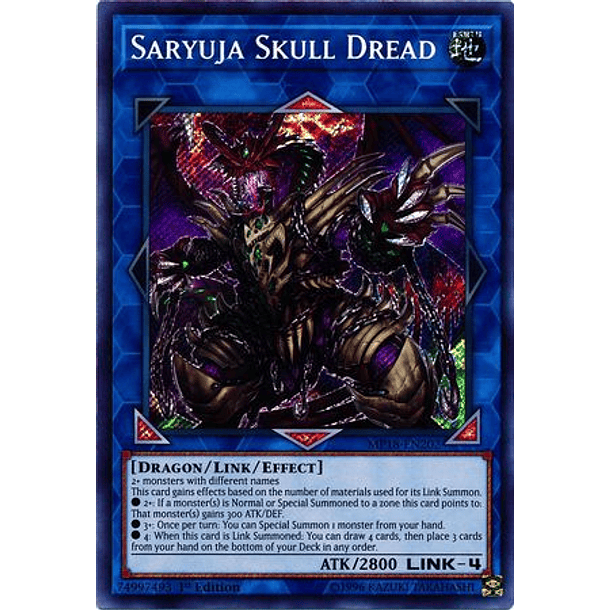 Saryuja Skull Dread - MP18-EN202 - Secret Rare