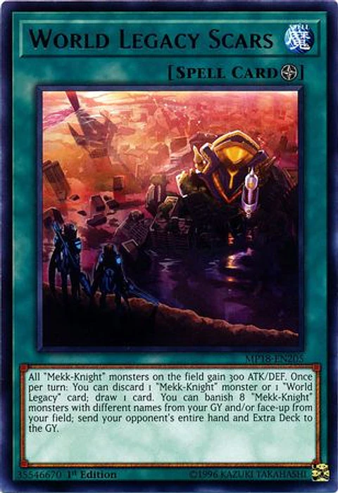World Legacy Scars - MP18-EN205 - Rare