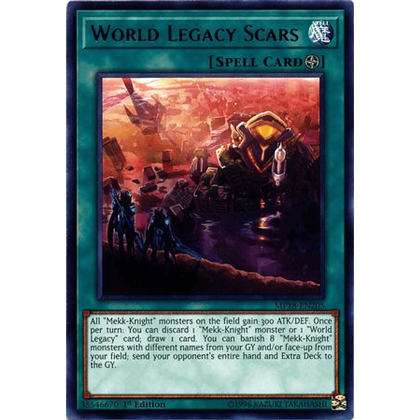 World Legacy Scars - MP18-EN205 - Rare