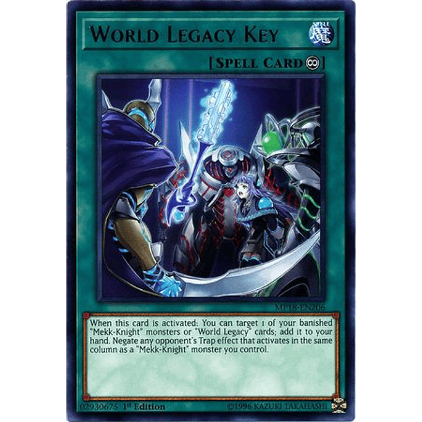 World Legacy Key - MP18-EN206 - Rare
