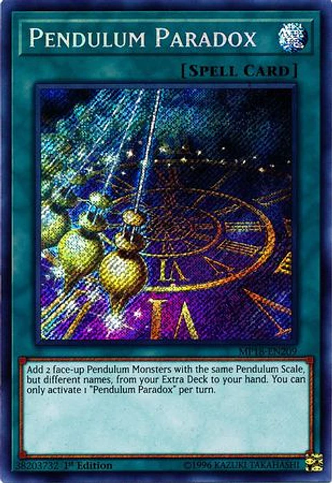 Pendulum Paradox - MP18-EN209 - Secret Rare