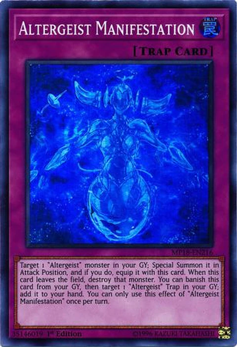 Altergeist Manifestation - MP18-EN216 - Super Rare (español)