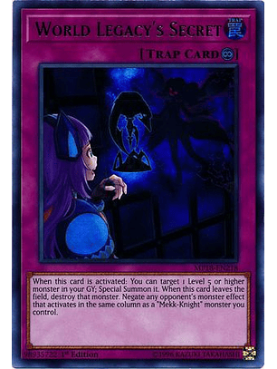 World Legacy's Secret - MP18-EN218 - Ultra Rare