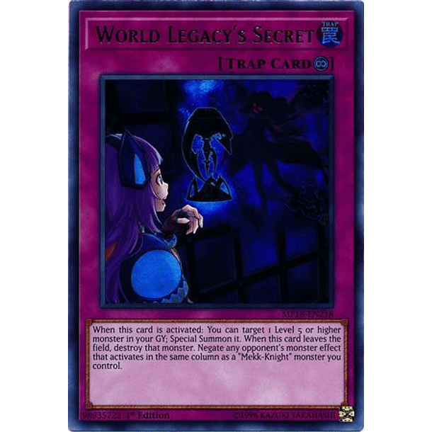 World Legacy's Secret - MP18-EN218 - Ultra Rare