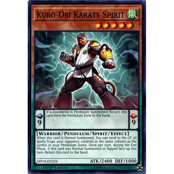 Kuro-Obi Karate Spirit - MP18-EN224 - Common