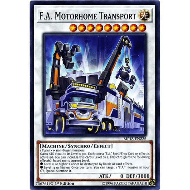 F.A. Motorhome Transport - MP18-EN226 - Common