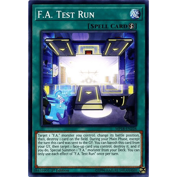 F.A. Test Run - MP18-EN228 - Common 