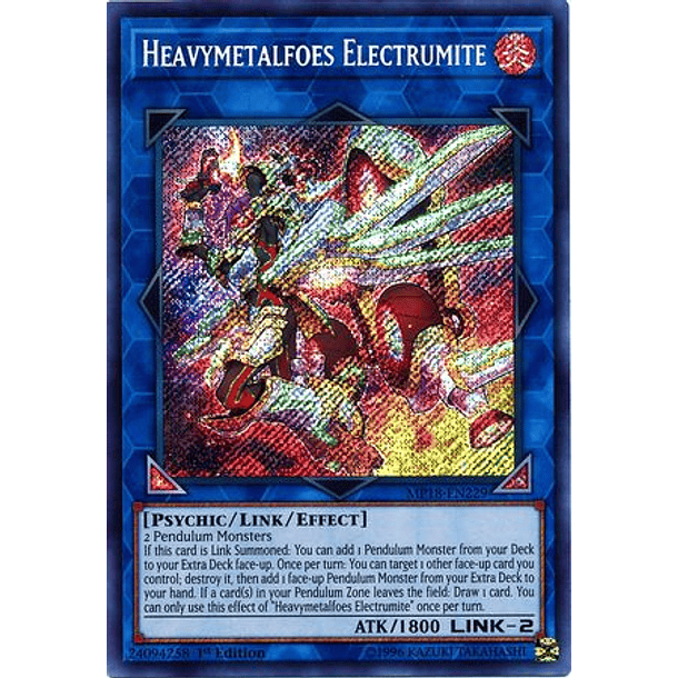 Heavymetalfoes Electrumite - MP18-EN229 - Secret Rare