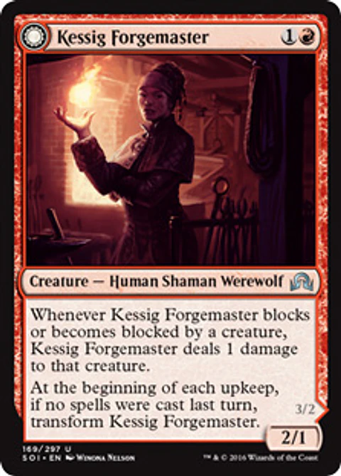 Kessig Forgemaster - Flameheart Werewolf -SOI - U