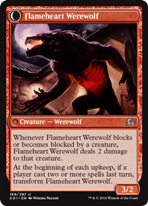 Kessig Forgemaster - Flameheart Werewolf -SOI - U