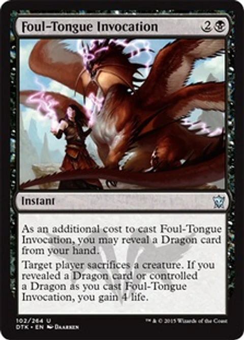 Foul-Tongue Invocation - DTK - U