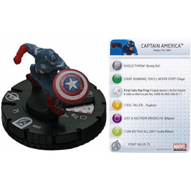 Captain America #001 Avengers Movie Marvel 