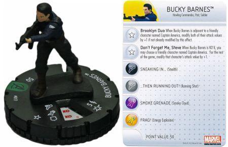 Bucky Barnes #017 Avengers Movie Marvel Heroclix 1
