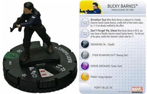 Bucky Barnes #017 Avengers Movie Marvel Heroclix