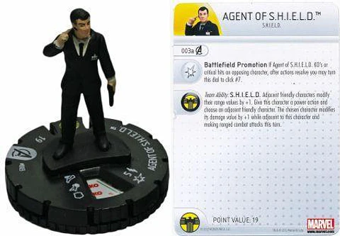 Agent of S.H.I.E.L.D. #003 Marvel Avengers Movie Heroclix
