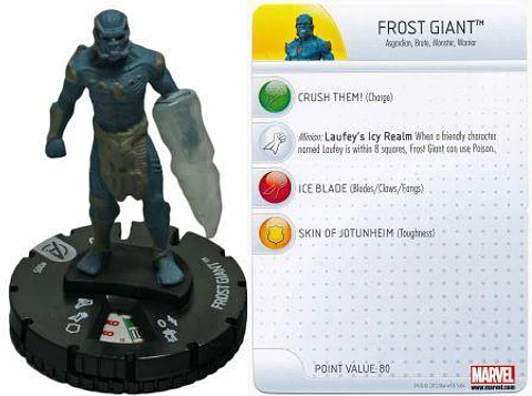 Frost Giant #005 Avengers Movie Marvel Heroclix