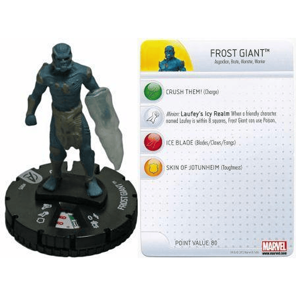 Frost Giant #005 Avengers Movie Marvel Heroclix