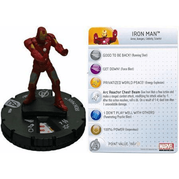 Iron Man #006 Avengers Movie Marvel Heroclix