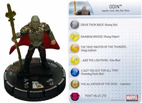Odin #042 Avengers Movie Marvel Heroclix (sin tarjeta)