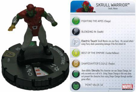 Skrull Warrior #034 Avengers Movie Marvel Heroclix  (sin tarjeta) 1