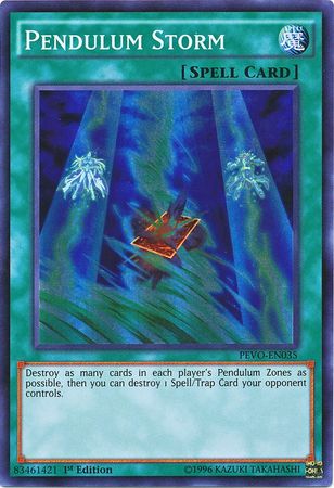 Pendulum Storm - PEVO-EN035 - Super Rare   1