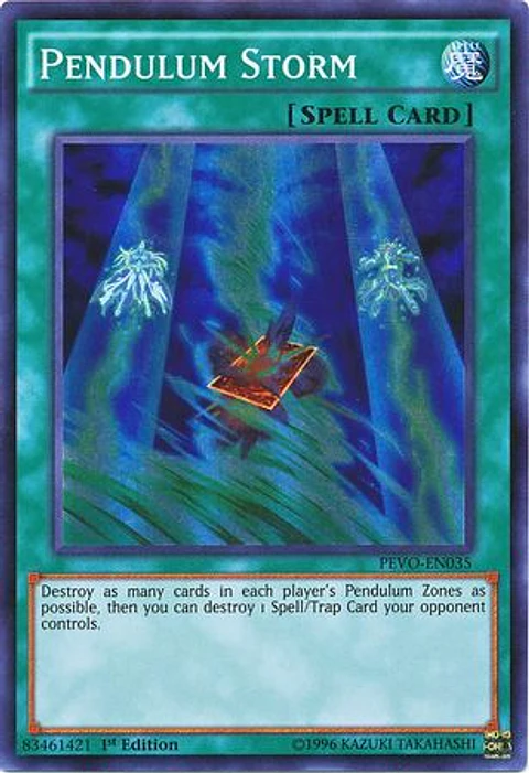 Pendulum Storm - PEVO-EN035 - Super Rare  