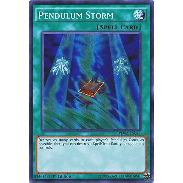 Pendulum Storm - PEVO-EN035 - Super Rare  