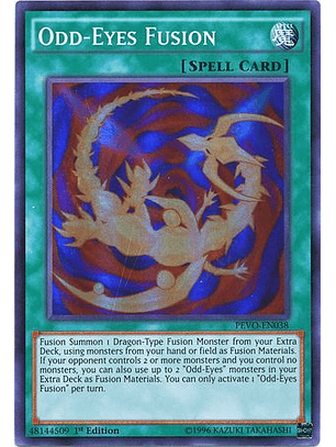 Odd-Eyes Fusion - PEVO-EN038 - Super Rare