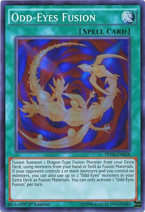 Odd-Eyes Fusion - PEVO-EN038 - Super Rare
