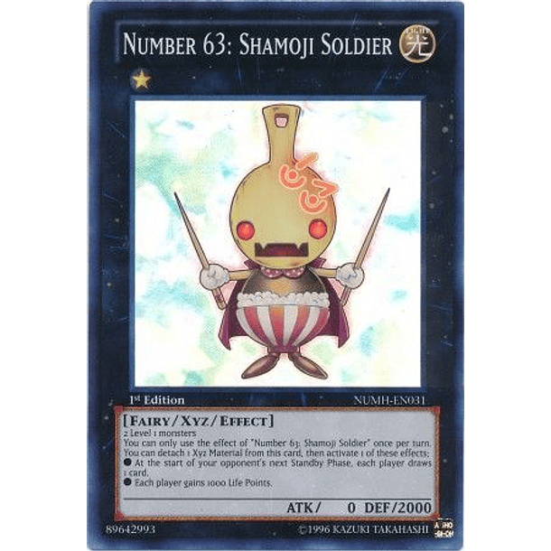 Number 63: Shamoji Soldier - NUMH-EN031 - Super Rare