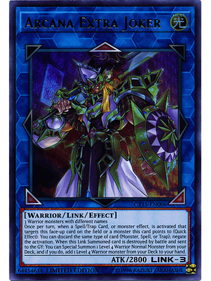 Arcana Extra Joker - CT15-EN006 - Ultra Rare Limited Edition
