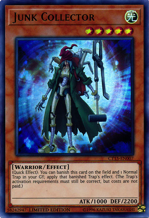 Junk Collector - CT15-EN007 - Ultra Rare Limited Edition