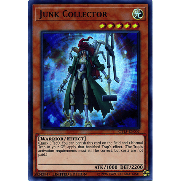 Junk Collector - CT15-EN007 - Ultra Rare Limited Edition