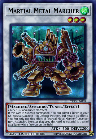 Martial Metal Marcher - CT15-EN009 - Ultra Rare Limited Edition 1