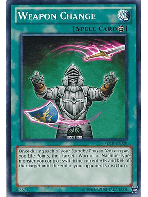 Weapon Change - SD10-EN028 - Common